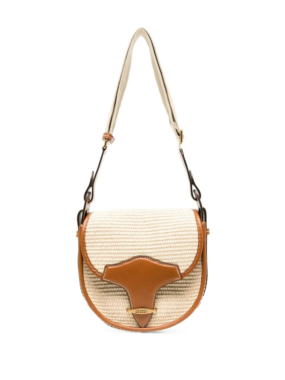 

Isabel Marant Botsy saddle crossbody bag - Neutrals