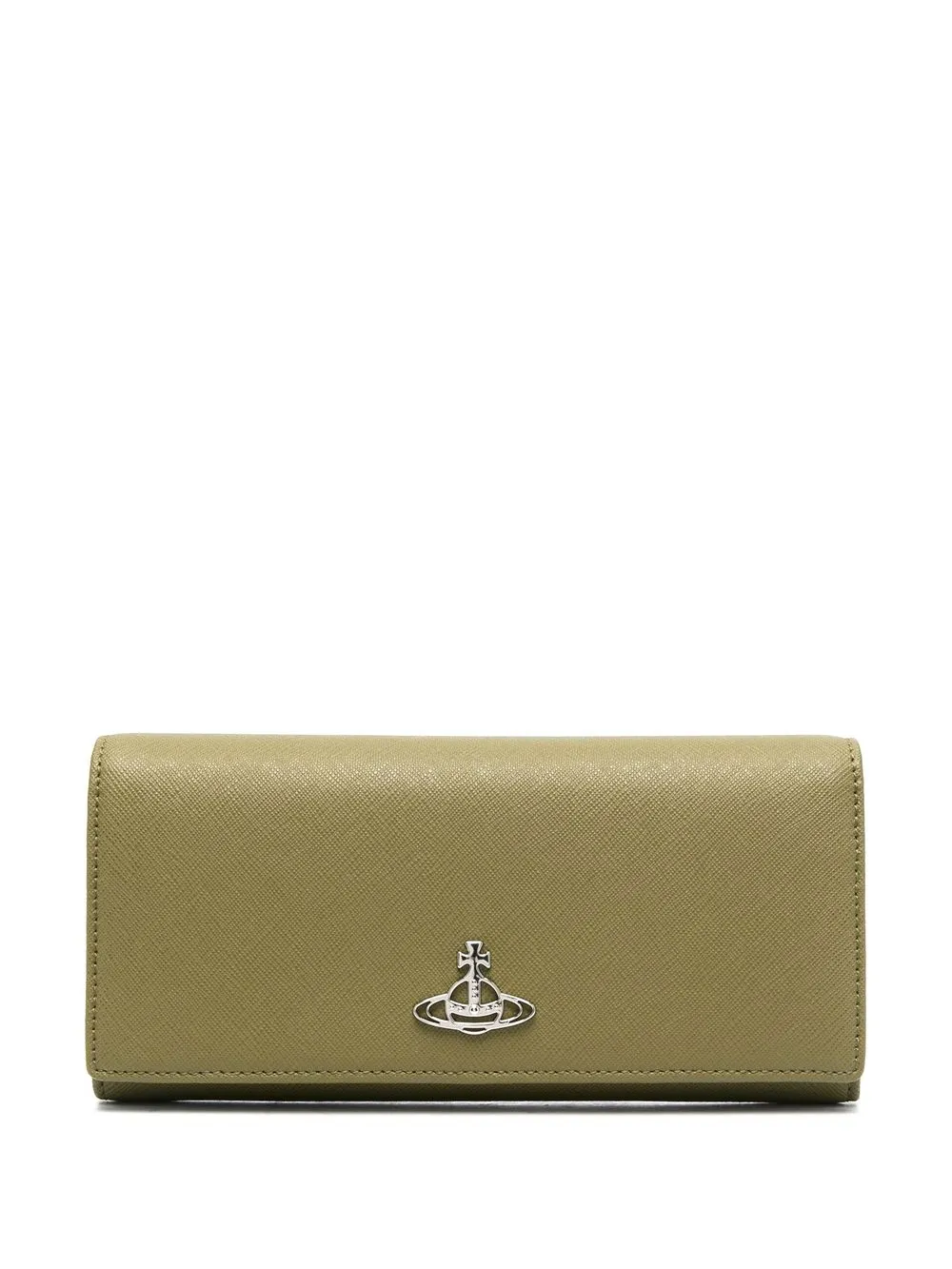 

Vivienne Westwood cartera con placa Orb - Verde