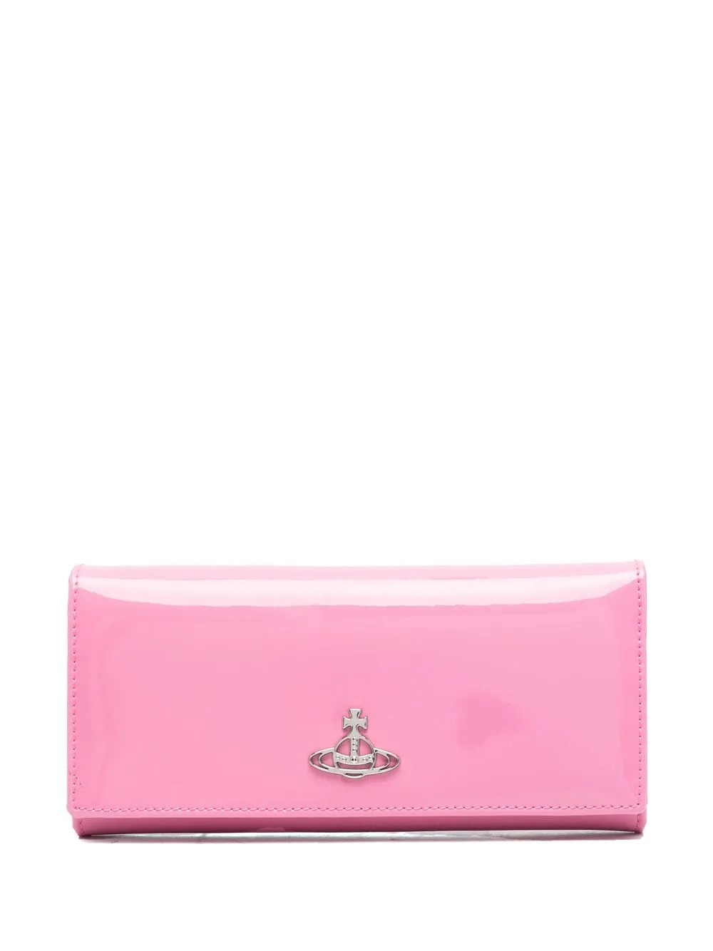 

Vivienne Westwood cartera con placa Orb - Rosado