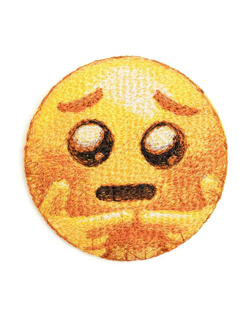 Doublet Sniffing Emoji Embroidered Pin - Farfetch