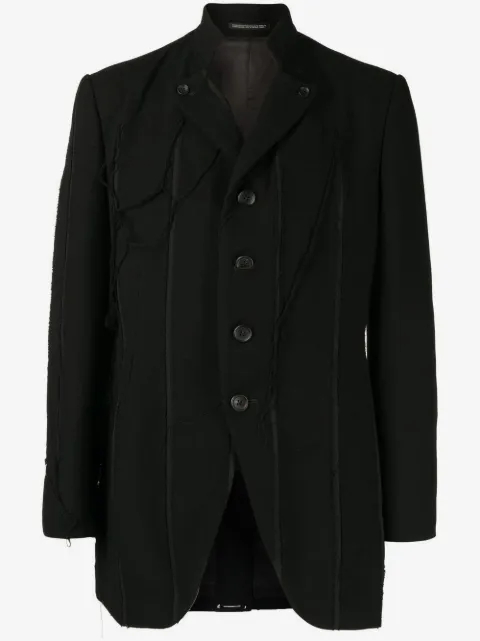 Yohji Yamamoto button-up long-sleeve blazer