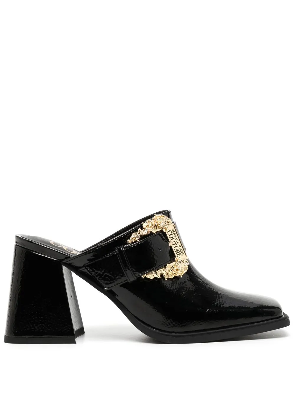 

Versace Jeans Couture mules con hebilla - Negro