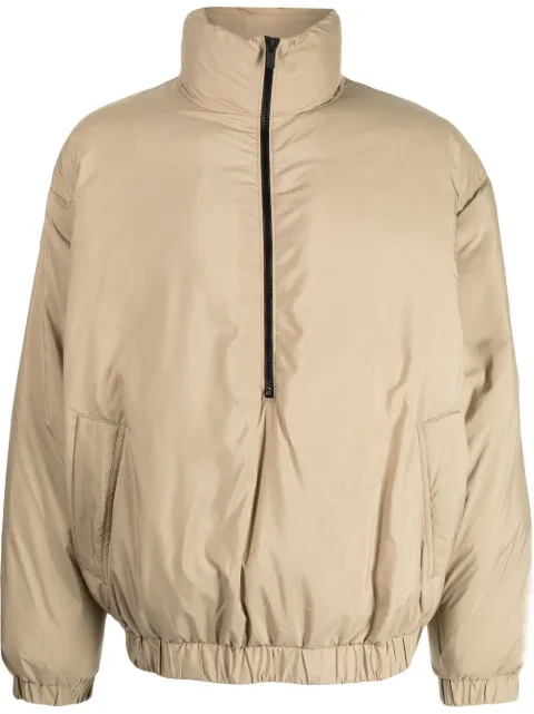 FEAR OF GOD ESSENTIALS zip-up puffer jacket