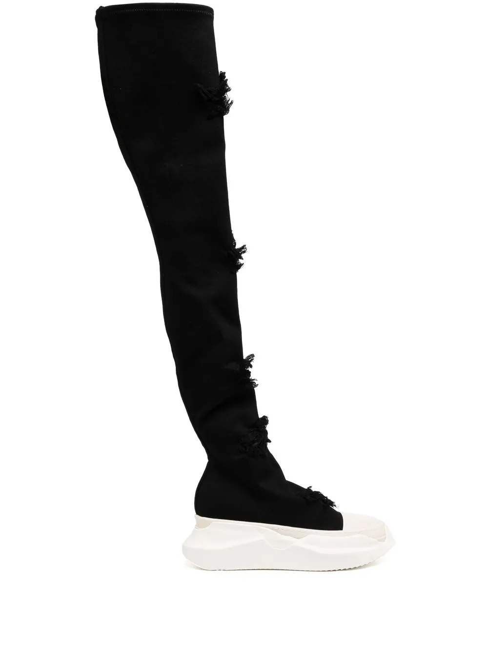 

Rick Owens DRKSHDW thigh-high sock boots - Black