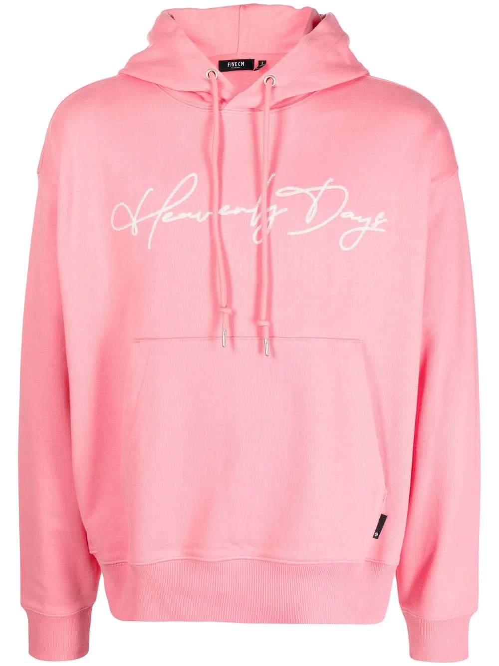 

FIVE CM logo-print cotton hoodie - Pink