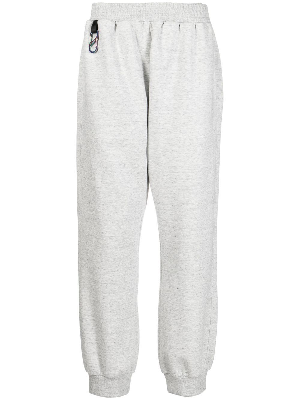 

izzue logo-patch track pants - Grey