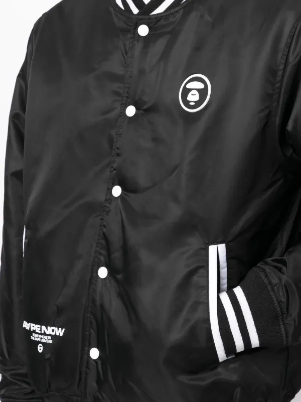 Bape bomber deals jacket black