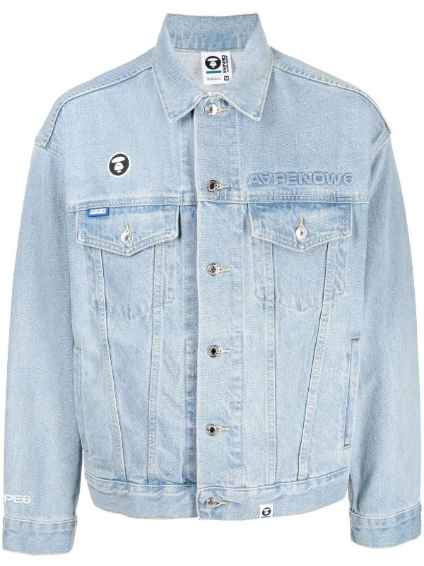 AAPE BY *A BATHING APE® button-up Denim Jacket - Farfetch