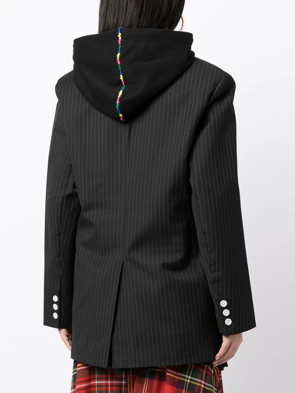 Bapy By *a Bathing Ape® Pinstripe Single-breasted Blazer In Black