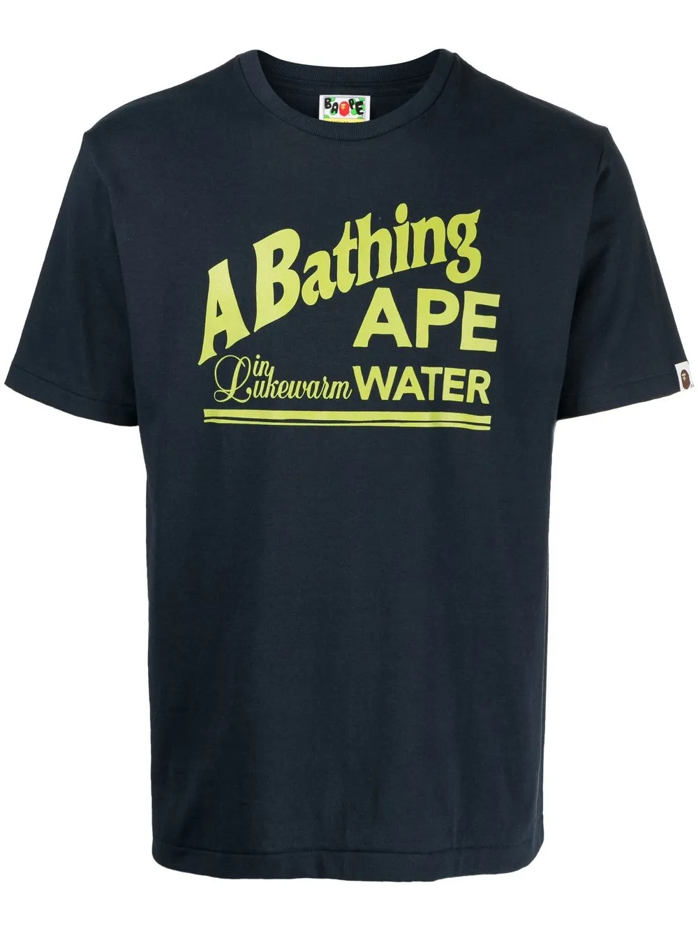 

A BATHING APE® playera con logo estampado - Azul