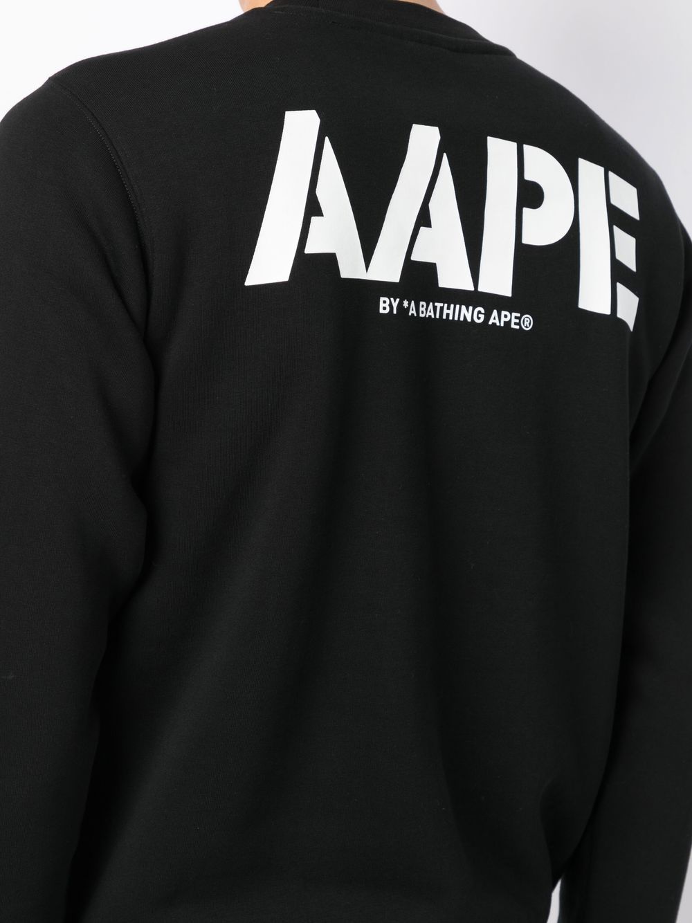 AAPE BY *A BATHING APE logo-print cotton sweatshirt Men