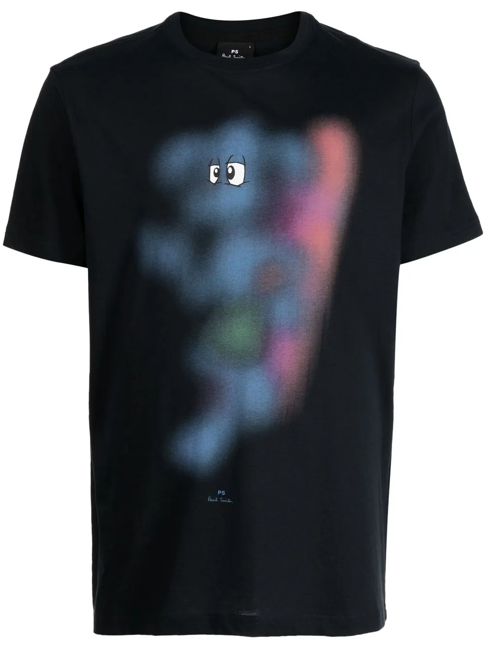 

PS Paul Smith playera con estampado Surf Blurry - Negro