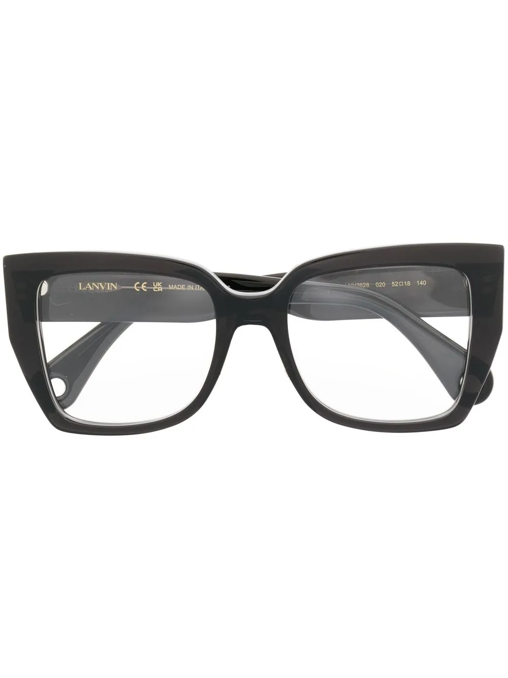 

Lanvin lentes LNV2627 con armazón cat eye - Negro