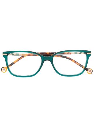 Carolina Herrera wayfarer-frame Glasses | Blue | FARFETCH