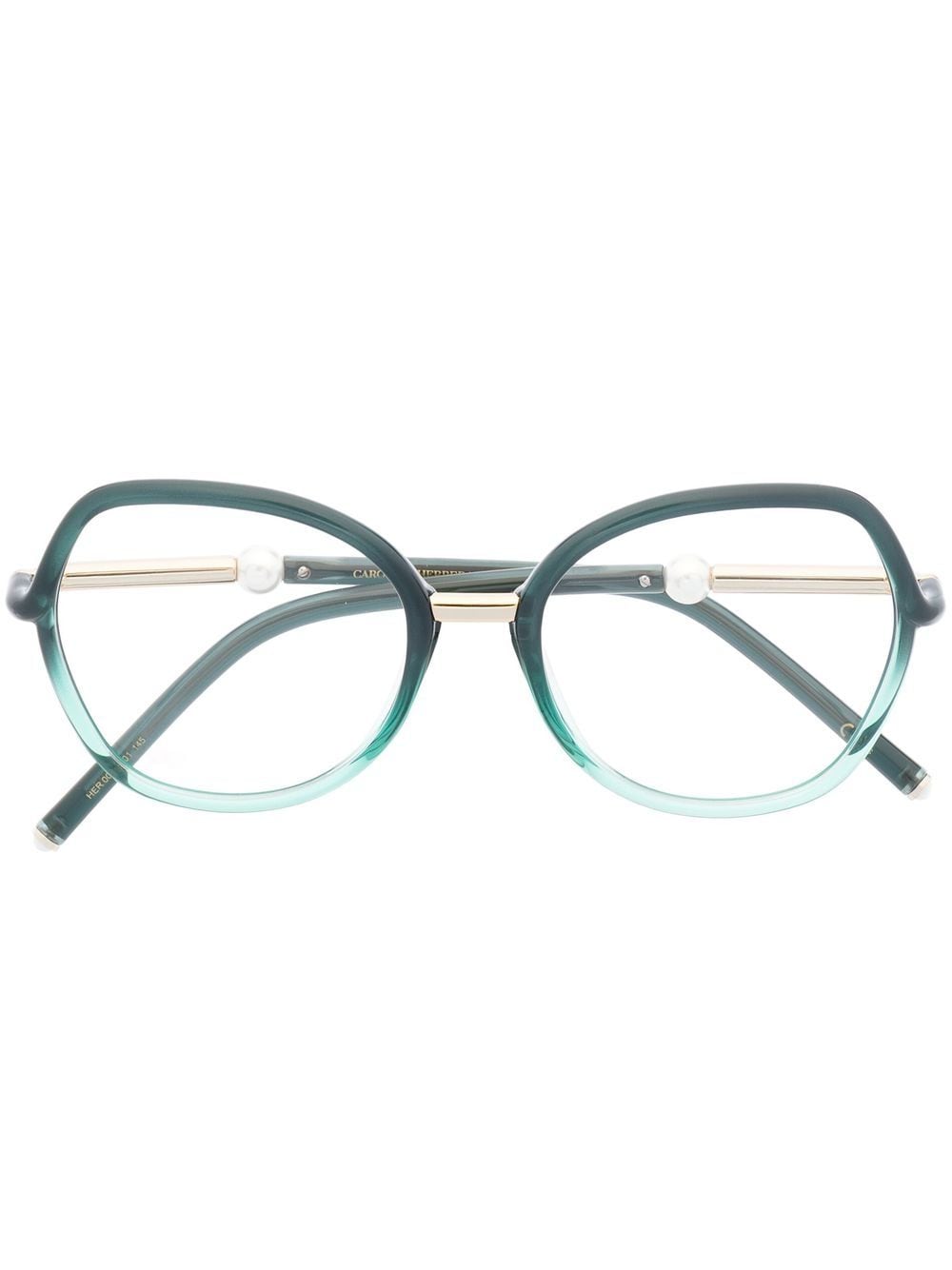Carolina Herrera HER 0080 C53 601 Oversized Glasses - Farfetch