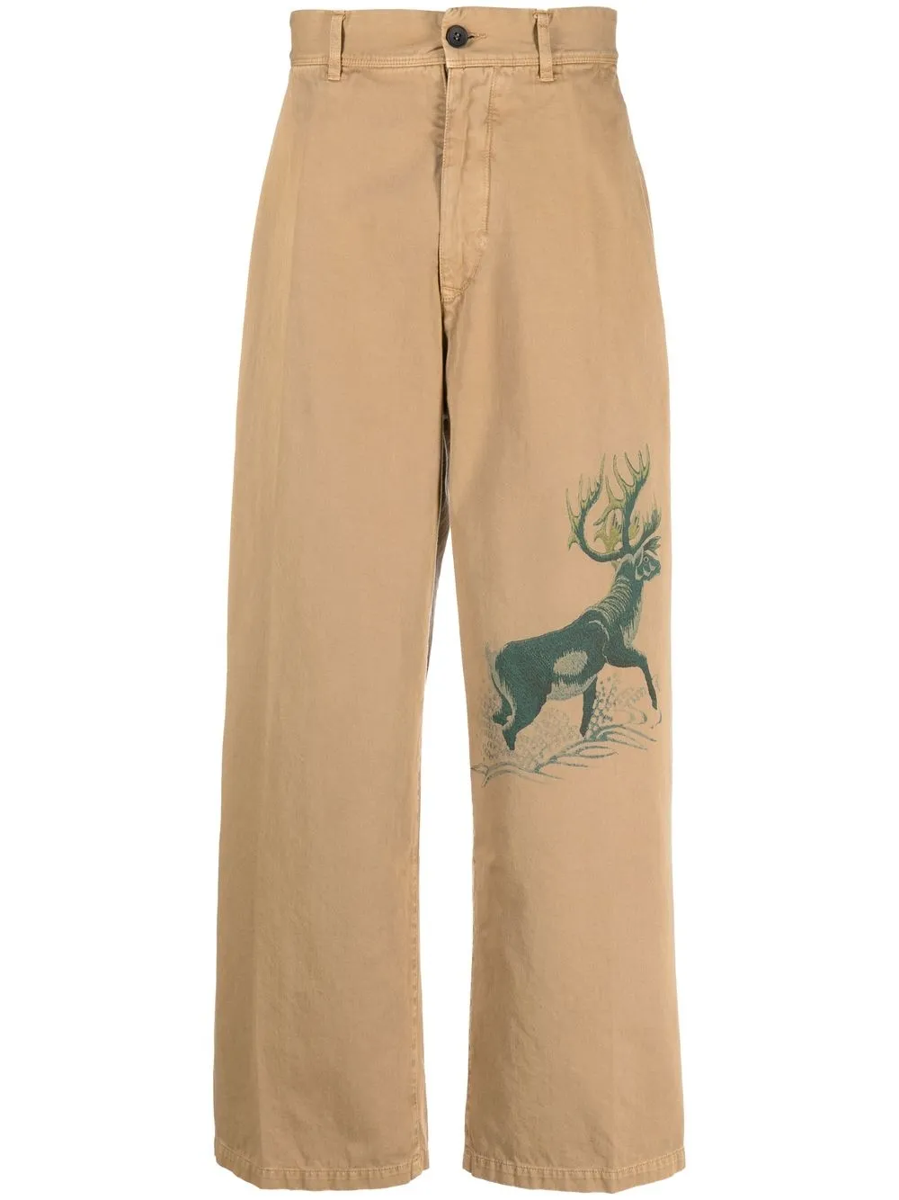 

Incotex pantalones anchos con estampado gráfico - Neutro