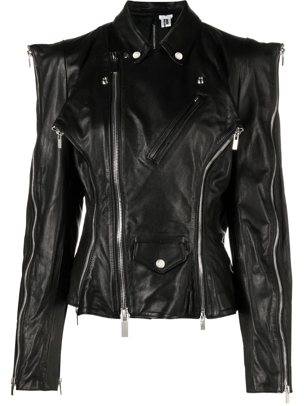 

Comme Des Garçons Noir Kei Ninomiya pointed-shoulders biker jacket - Black
