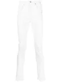 Purple Brand logo-patch skinny-cut jeans - White