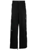 Jacquemus multiple-pocket straight-leg trousers - Black