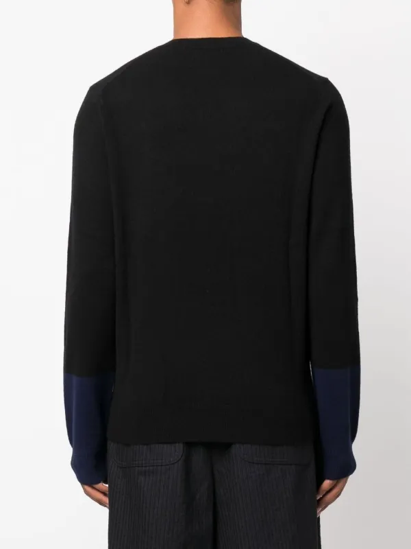 Comme Des Garçons Shirt Vネック セーター | ブラック | FARFETCH JP