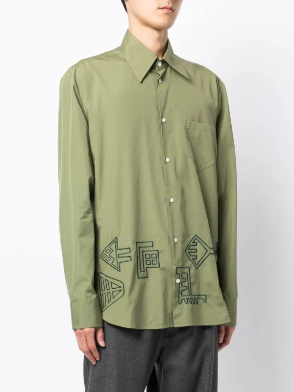 Namacheko Embroidered pointed-collar Shirt - Farfetch