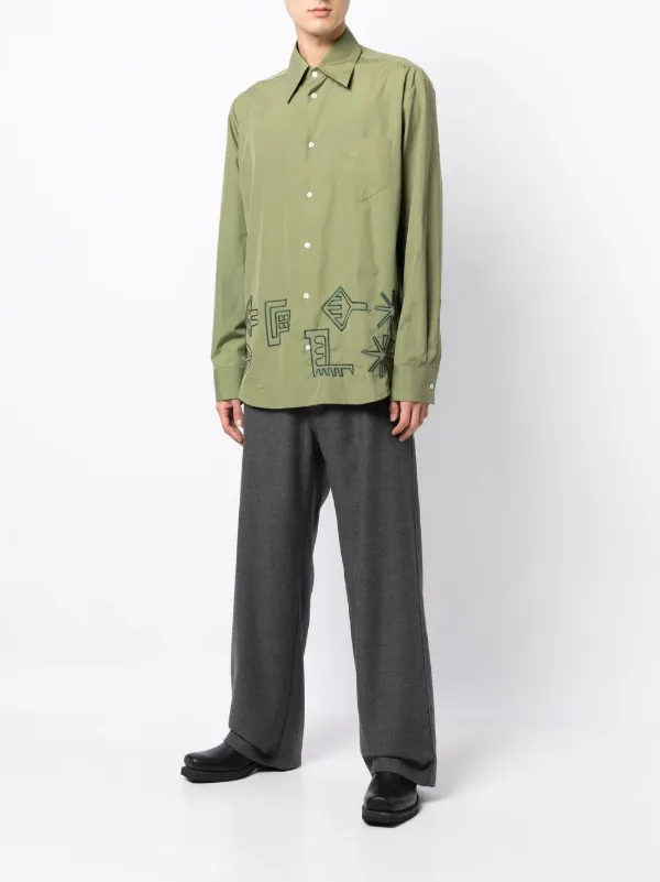 Namacheko Embroidered pointed-collar Shirt - Farfetch