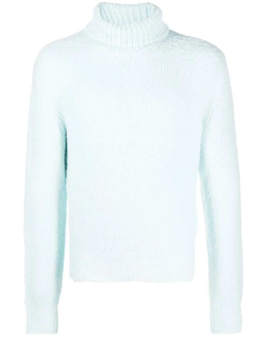 

TOM FORD roll neck silk jumper - Blue