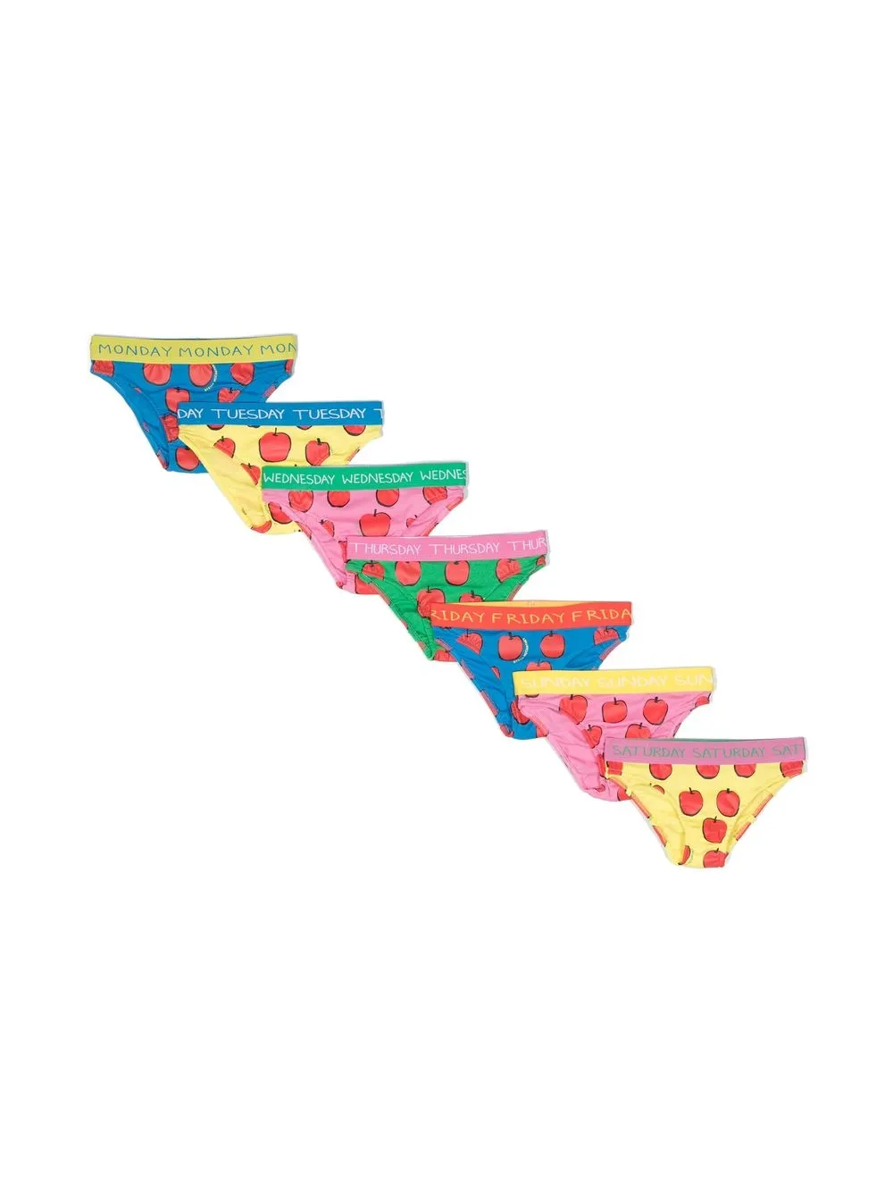 

Stella McCartney Kids set de ropa interior con frutas estampadas - Amarillo