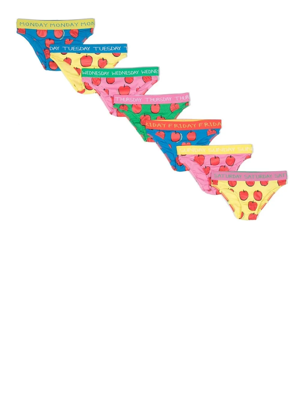 

Stella McCartney Kids set de ropa interior con frutas estampadas - Amarillo