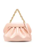 Themoirè chain-link patent shoulder bag - Pink