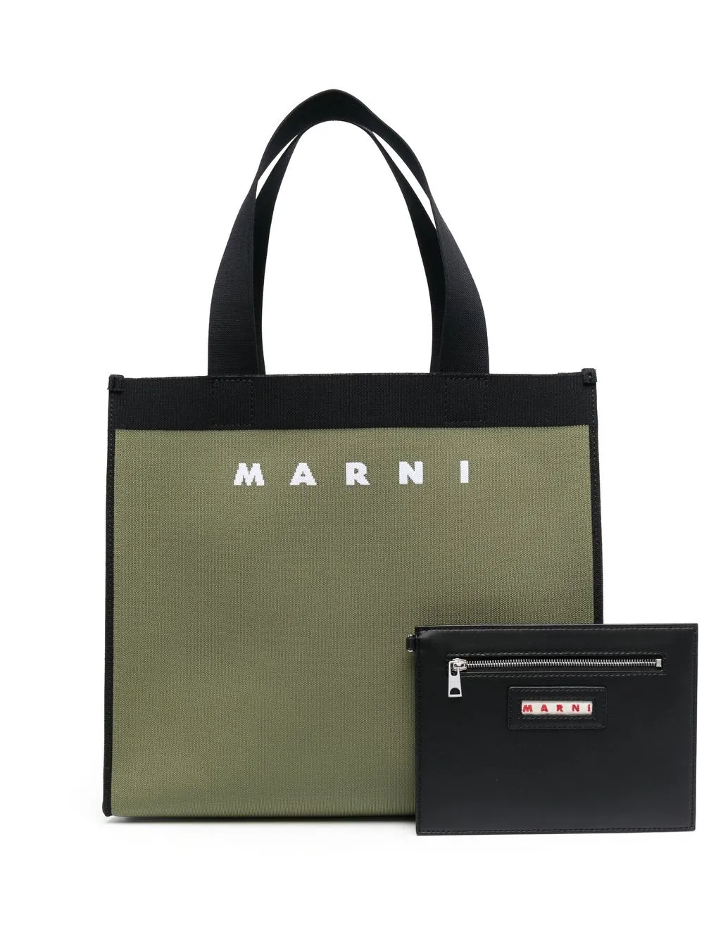 

Marni bolso shopper con logo - Verde