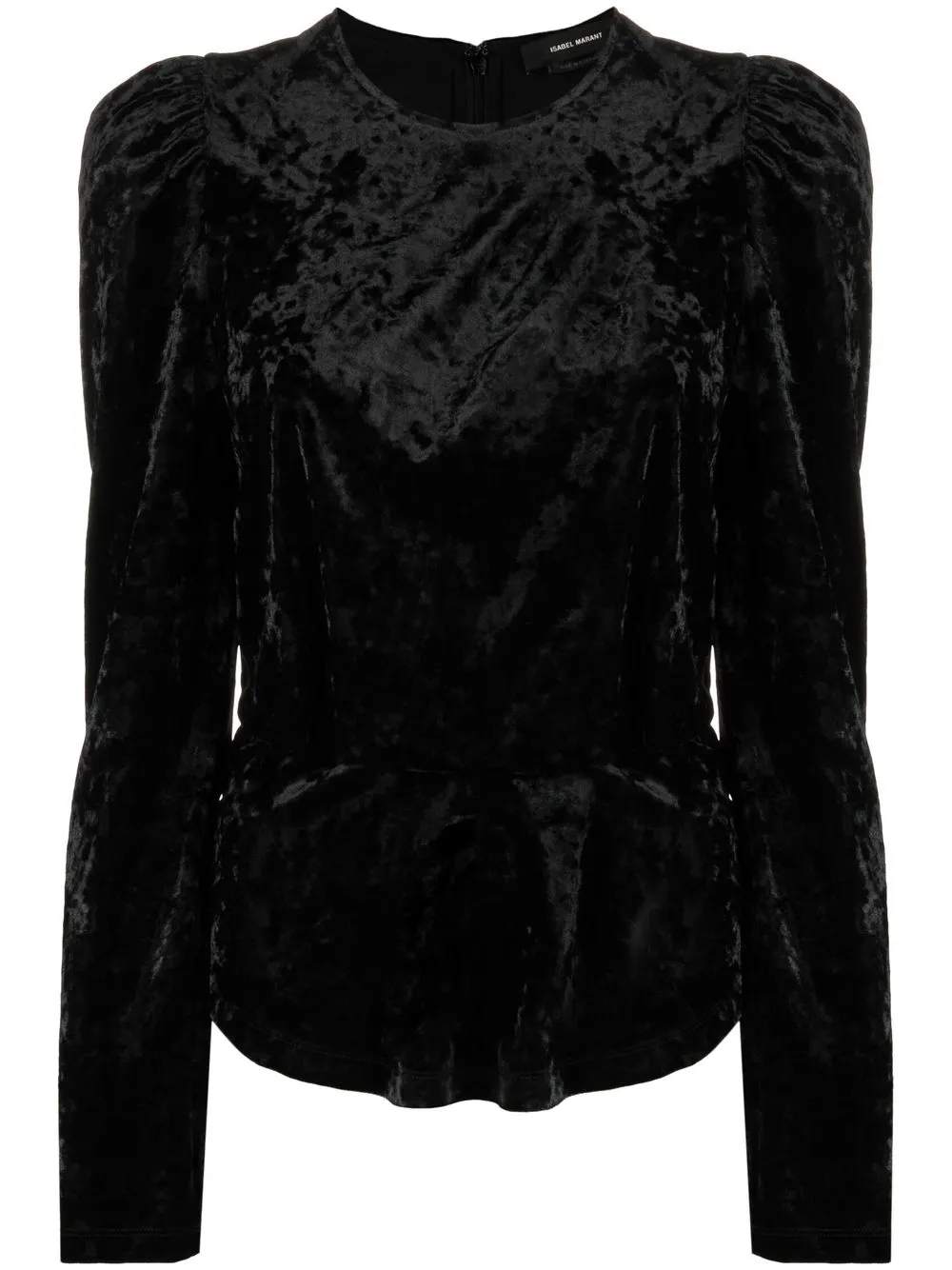 

Isabel Marant Gudellia velvet top - Black