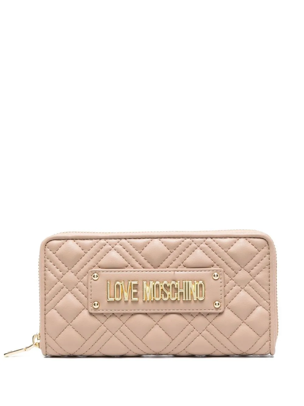 

Love Moschino cartera con parche del logo - Neutro