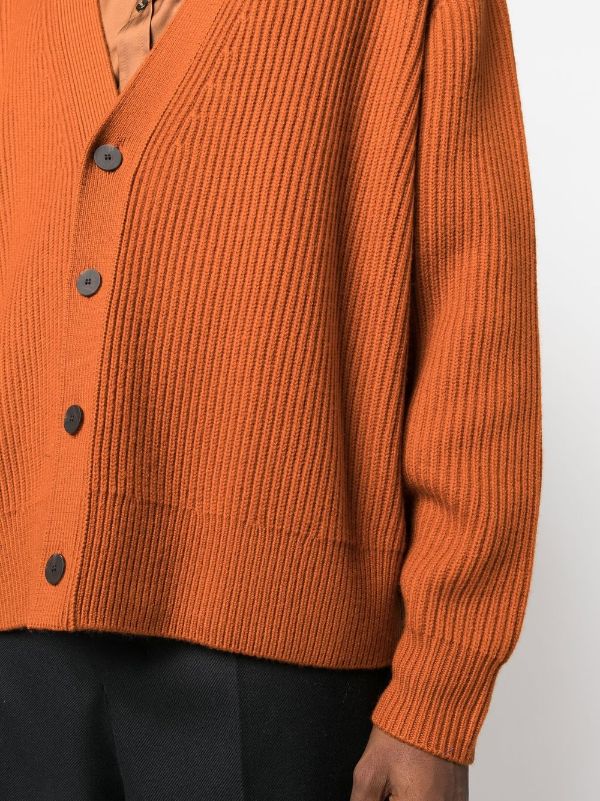 Studio Nicholson V-neck long-sleeve Cardigan - Farfetch