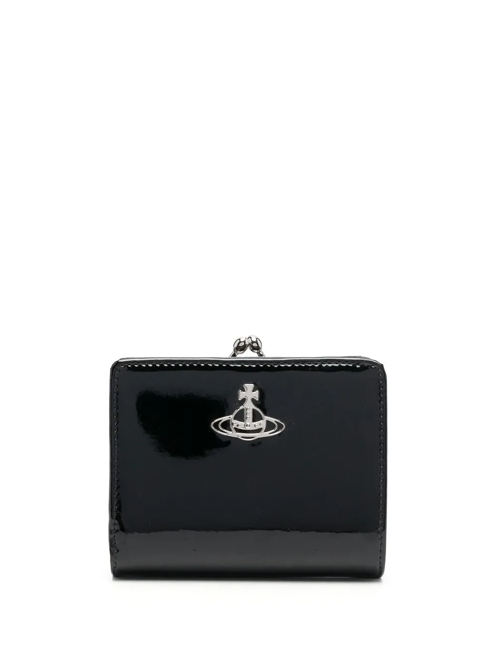 

Vivienne Westwood cartera con placa del logo Orb - Negro