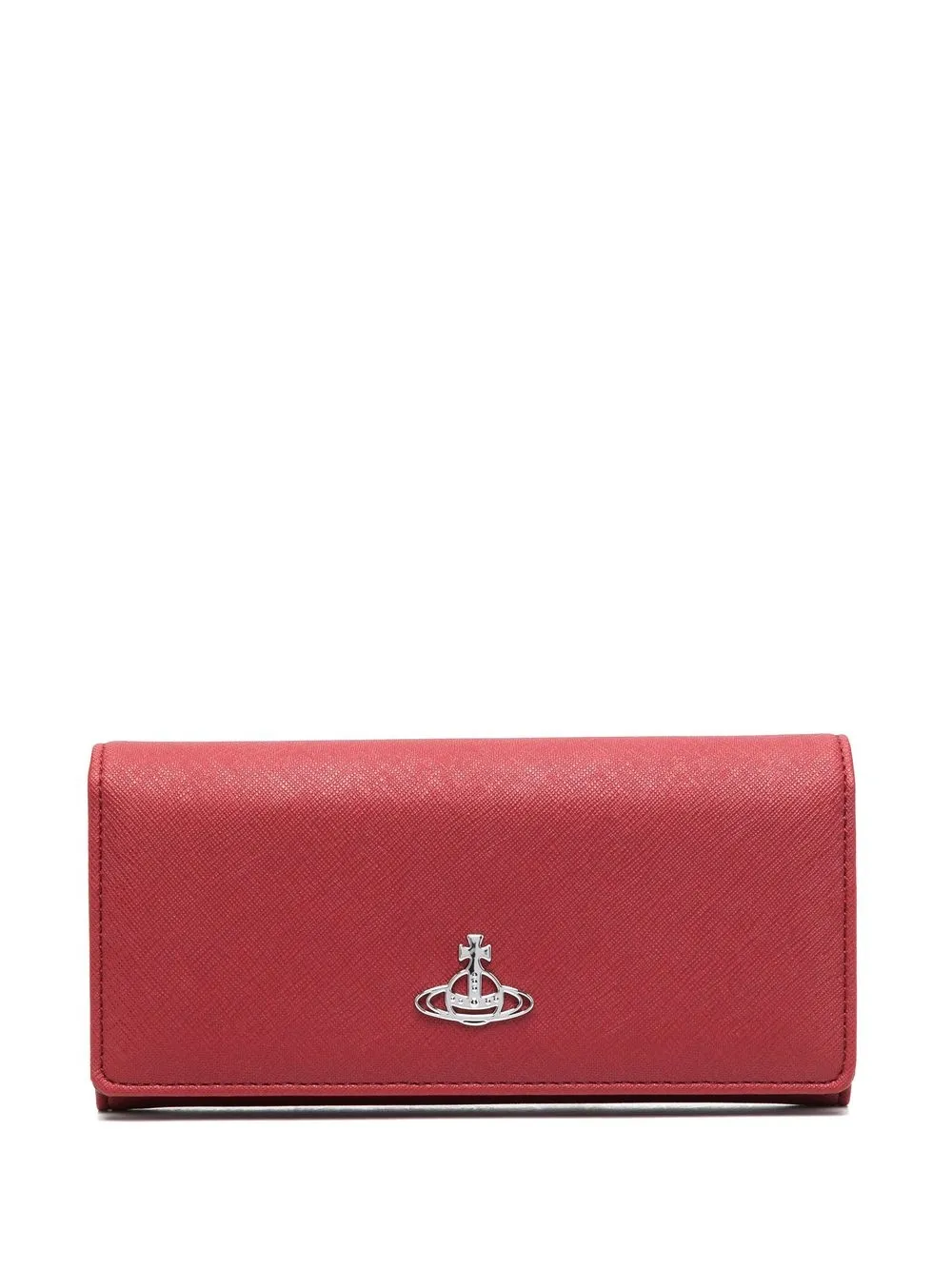 

Vivienne Westwood Orb logo-plaque wallet - Red