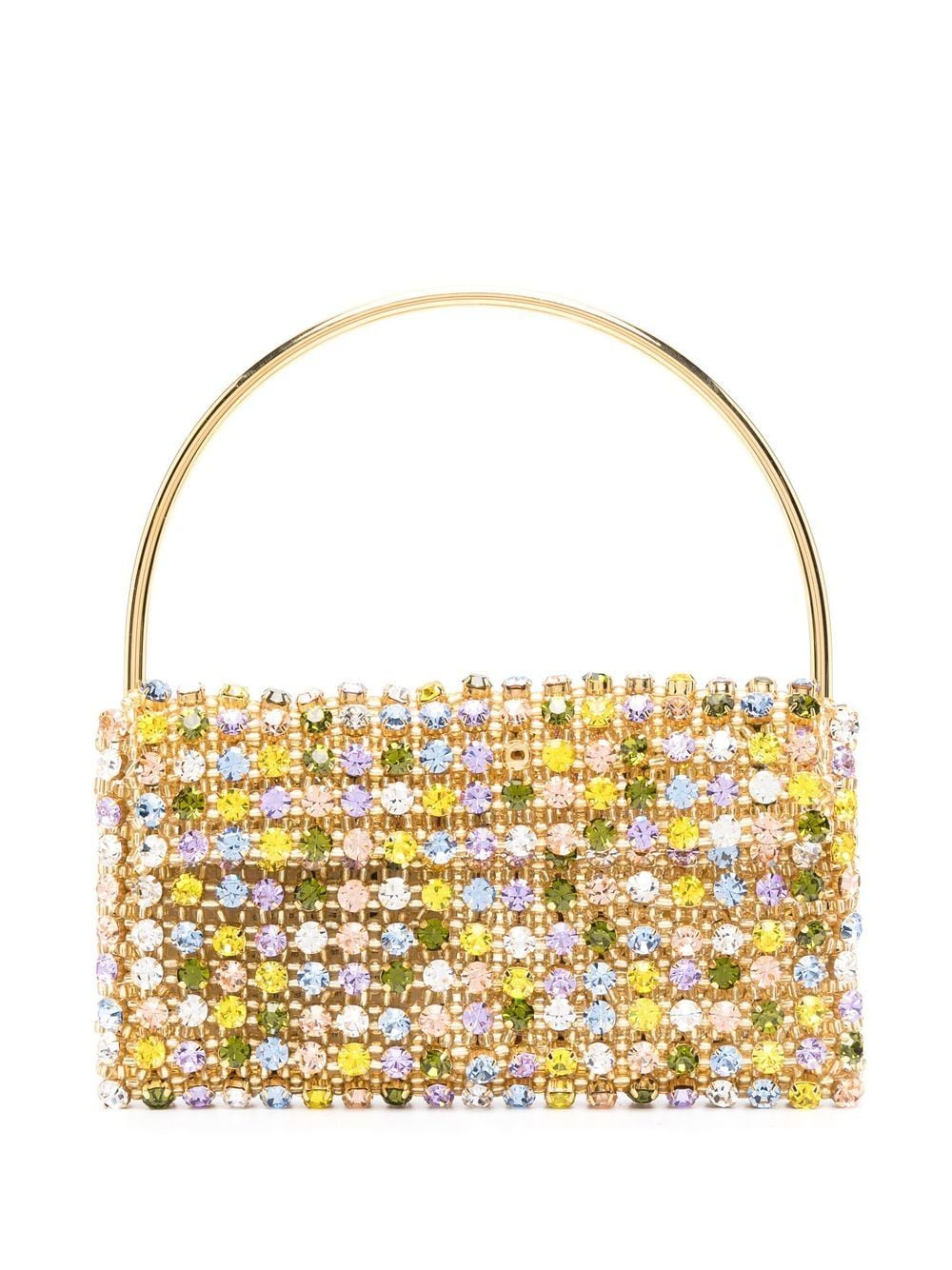 Vanina Gold-tone Nuances Crystal-embellished Tote Bag