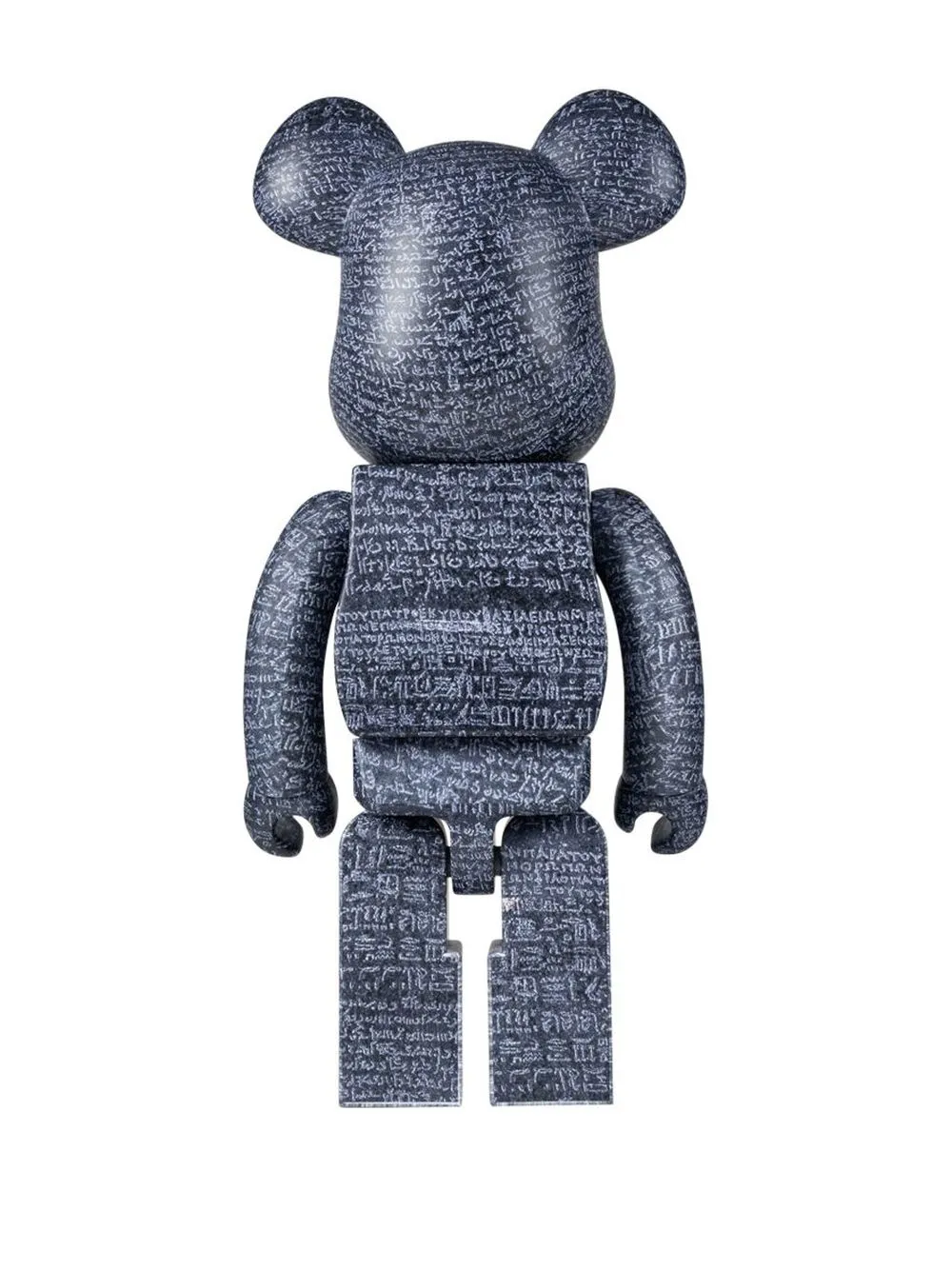 Shop Medicom Toy X The British Museum Rosetta Stone Be@rbrick 1000% Figure In Blue