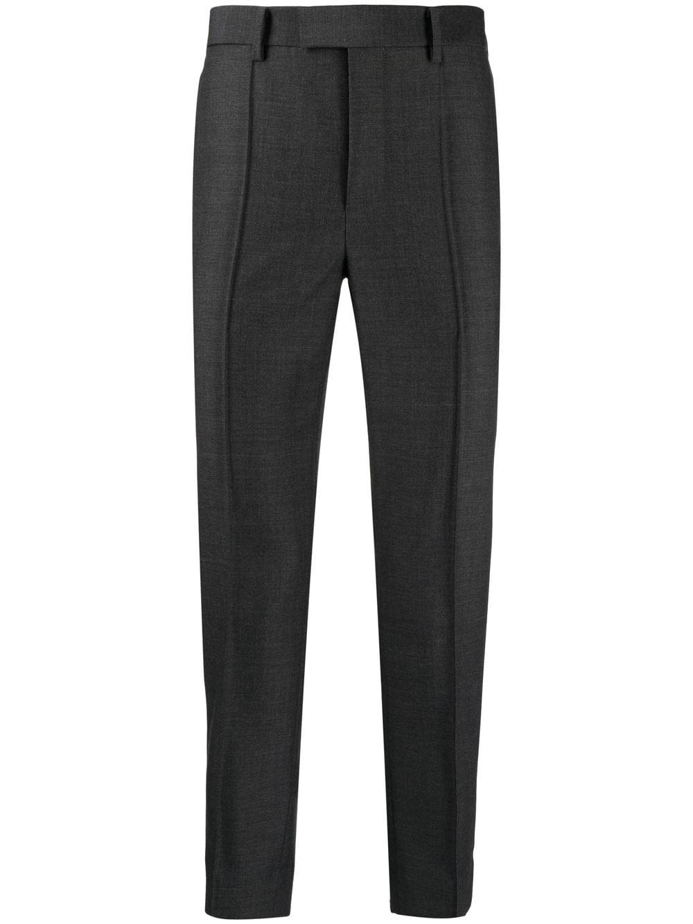Undercover cropped mohair-blend trousers - Grey