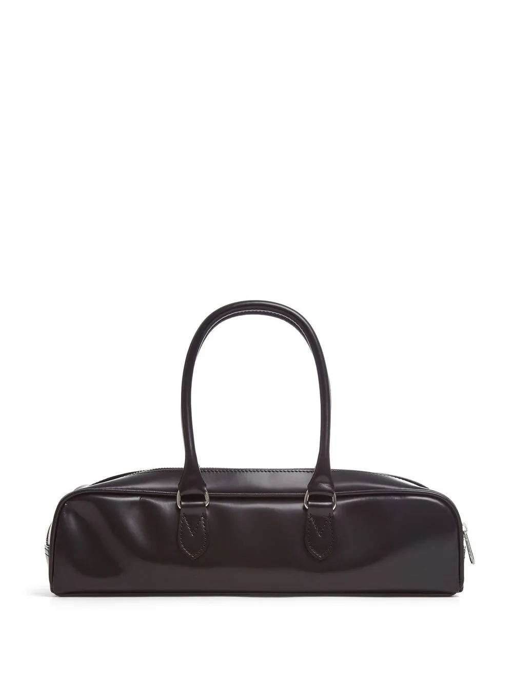 

Comme Des Garçons Comme Des Garçons long top-zip fastening mini bag - Black