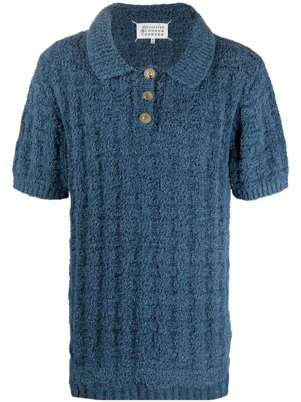 Maison Margiela Poloshirt met korte mouwen Blauw