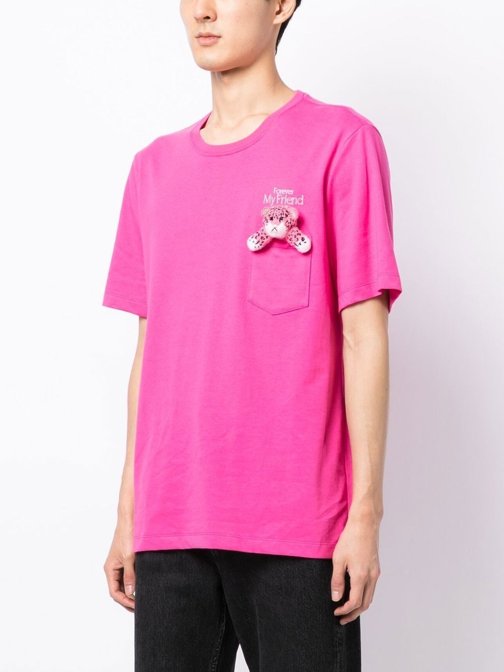 Doublet T-shirt met print - Roze