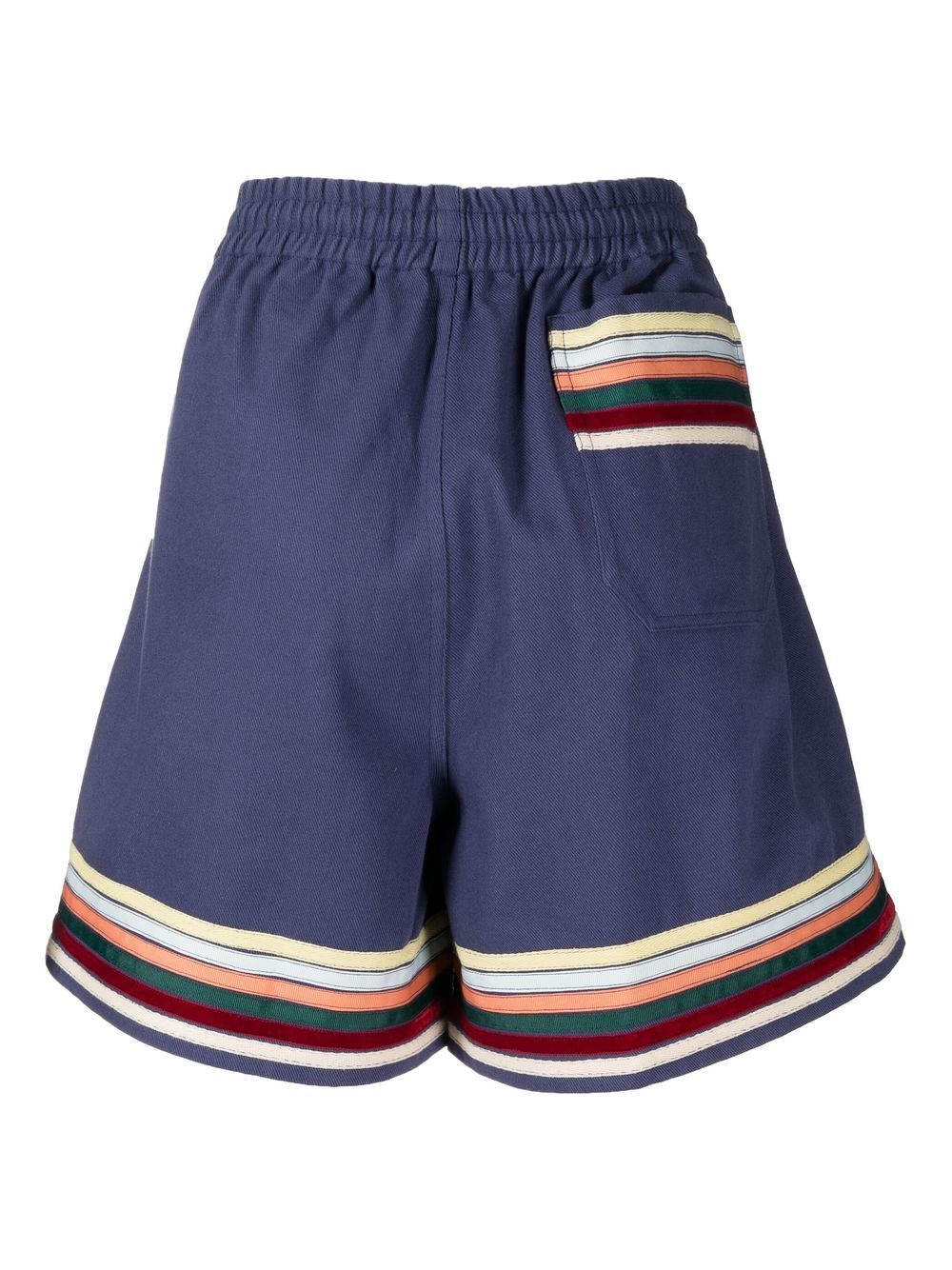 BODE Flared bermuda shorts - Blauw