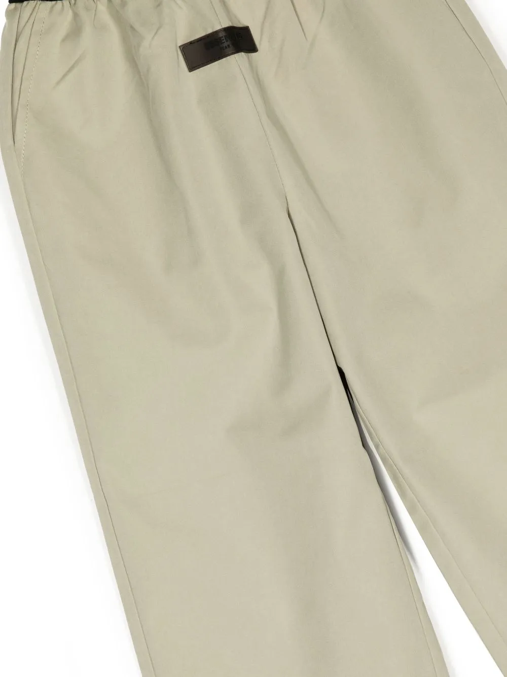 Logo-Waistband Straight-Leg Trousers
