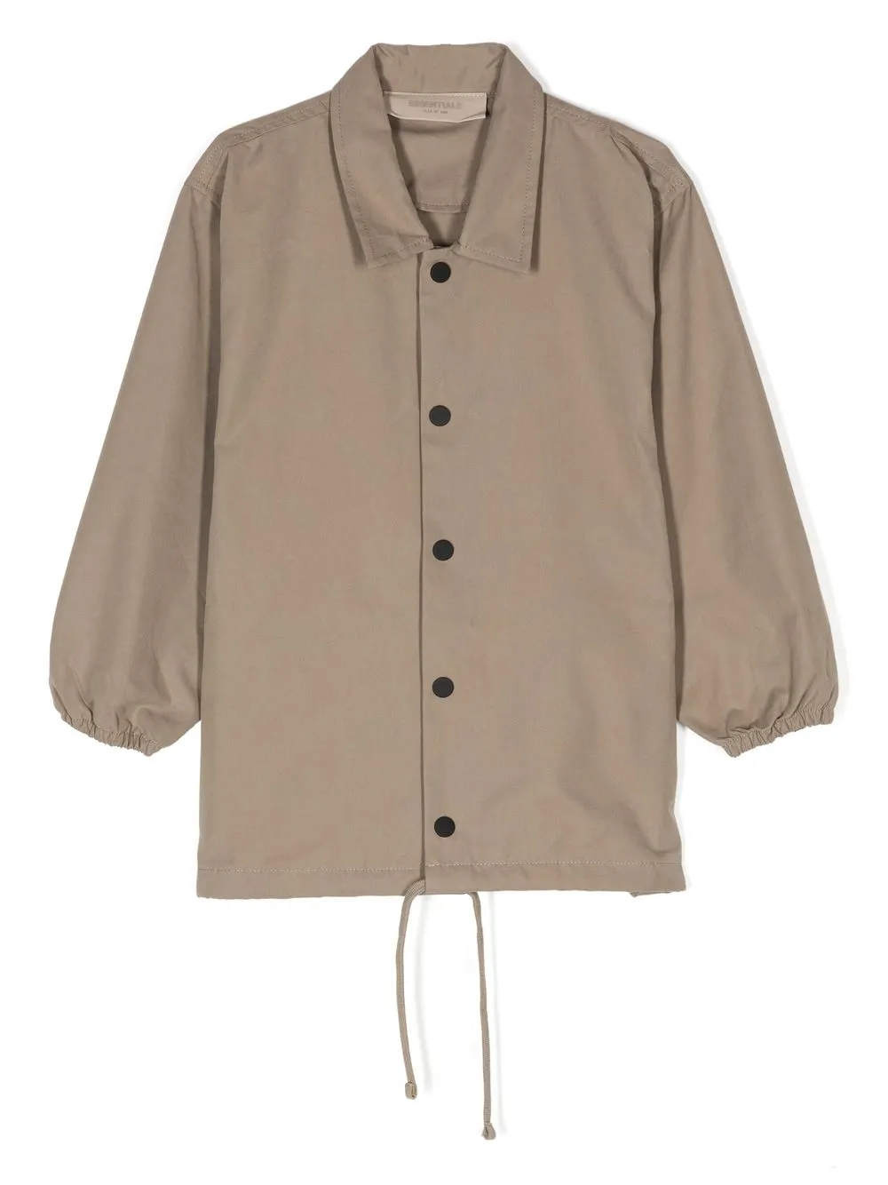 

FEAR OF GOD ESSENTIALS sobrecamisa con eslogan estampado - Marrón