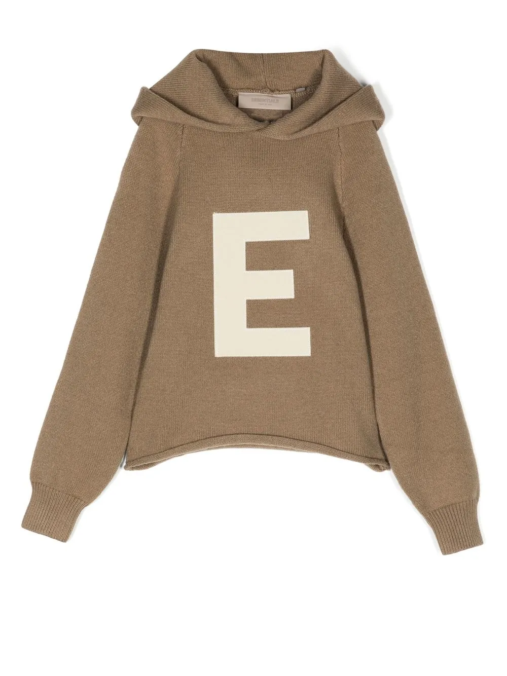 

FEAR OF GOD ESSENTIALS hoodie con estampado de letra - Marrón