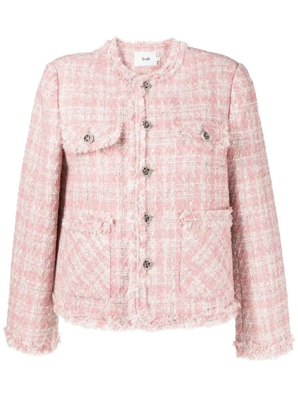 b+ab Boxy Tweed Jacket - Farfetch