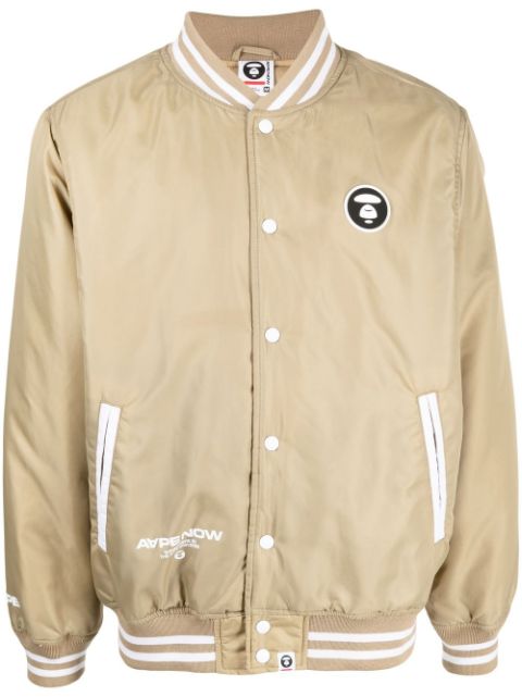 AAPE BY *A BATHING APE logo-patch bomber jacket Men