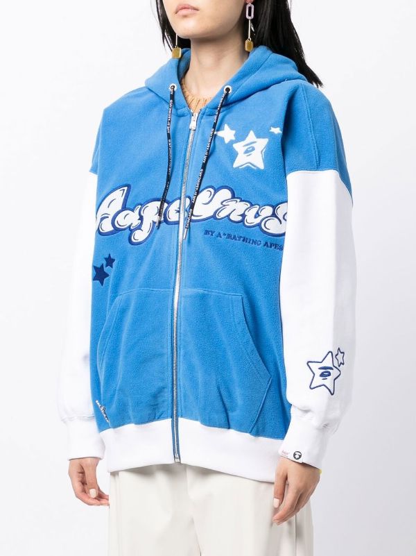 Louis Vuitton Signature Hoodie with Embroidery, Blue, Xs