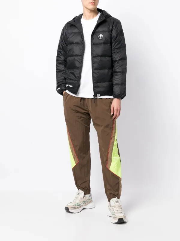 AAPE BY *A BATHING APE® logo-patch Down Jacket - Farfetch